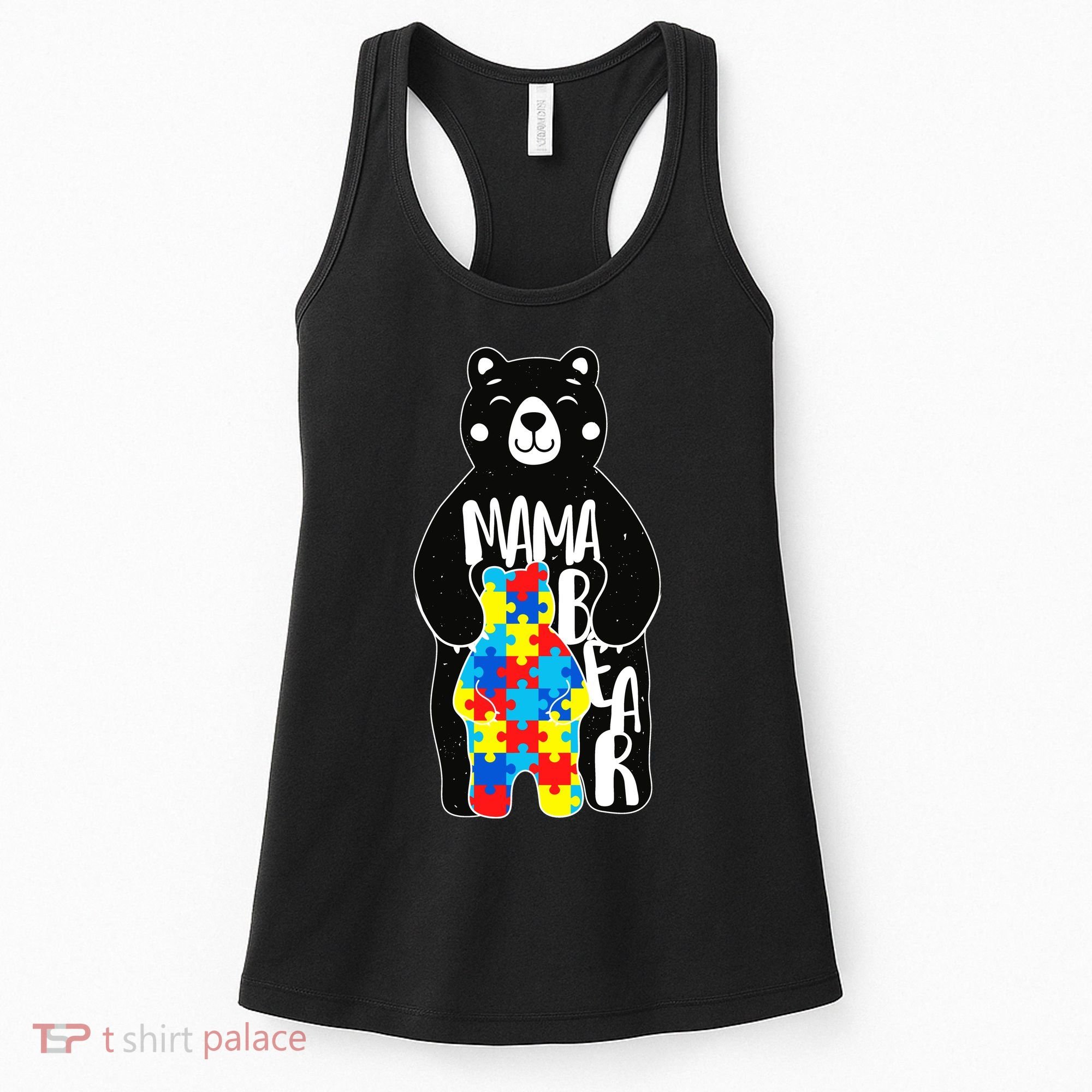 Mama Bear Autism Awareness Women's Tank Top