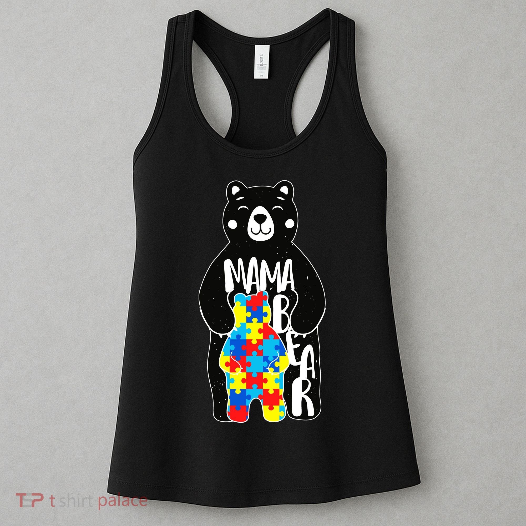 Mama Bear Autism Awareness Women's Tank Top