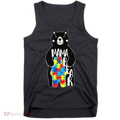 Mama Bear Autism Awareness Tank Top