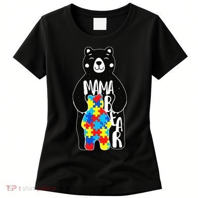 Mama Bear Autism Awareness Women's T-Shirt