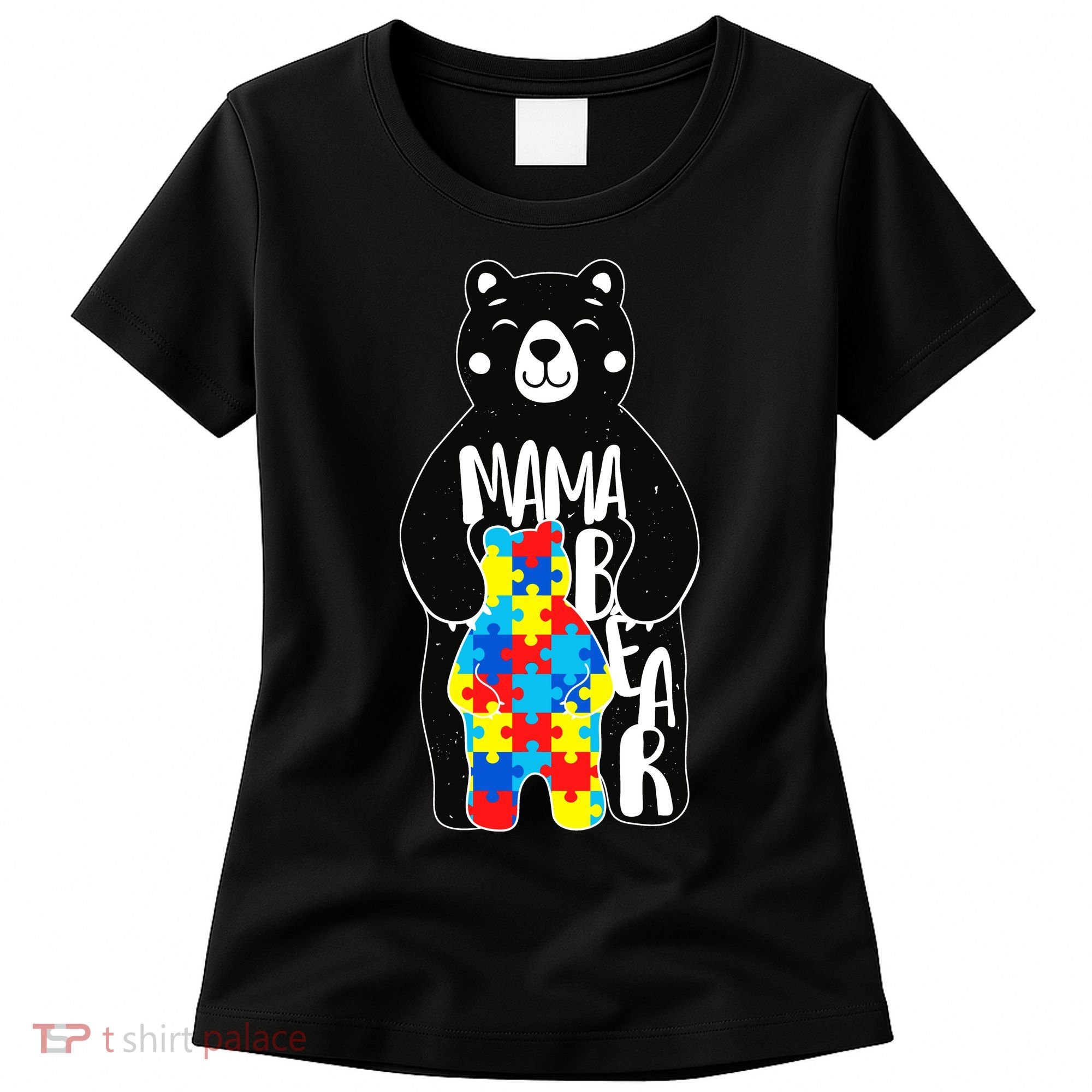 Mama Bear Autism Awareness Women's T-Shirt