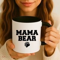 Mama Bear Claw Mom Coffee Mug thumb 3