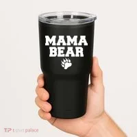 Mama Bear Claw Mom Tumbler thumb 2
