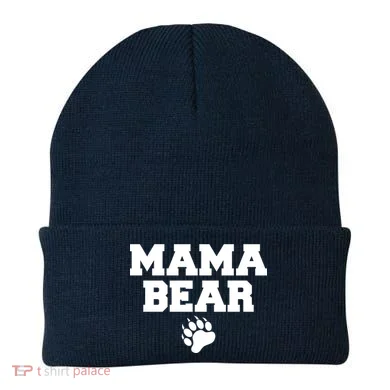 Mama Bear Claw Mom Beanie