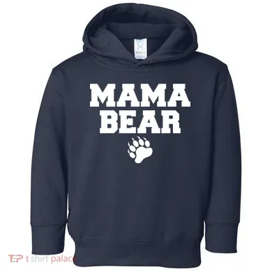 Mama Bear Claw Mom Toddler Hoodie