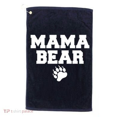 Mama Bear Claw Mom Golf Towel