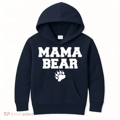 Mama Bear Claw Mom Kids Hoodie