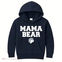 Mama Bear Claw Mom Kids Hoodie thumb 0