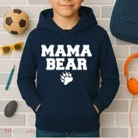Mama Bear Claw Mom Kids Hoodie thumb 2