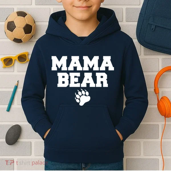 Mama Bear Claw Mom Kids Hoodie