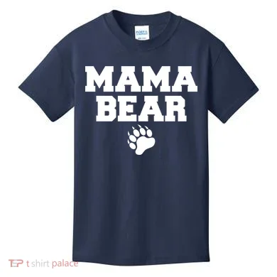 Mama Bear Claw Mom Kids T-Shirt