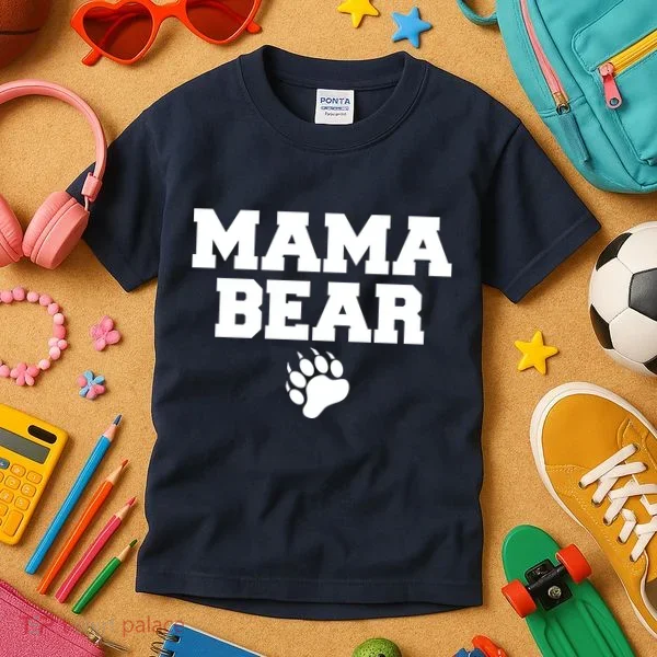 Mama Bear Claw Mom Kids T-Shirt