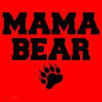Mama Bear Claw Mom Santa Hat thumb 1