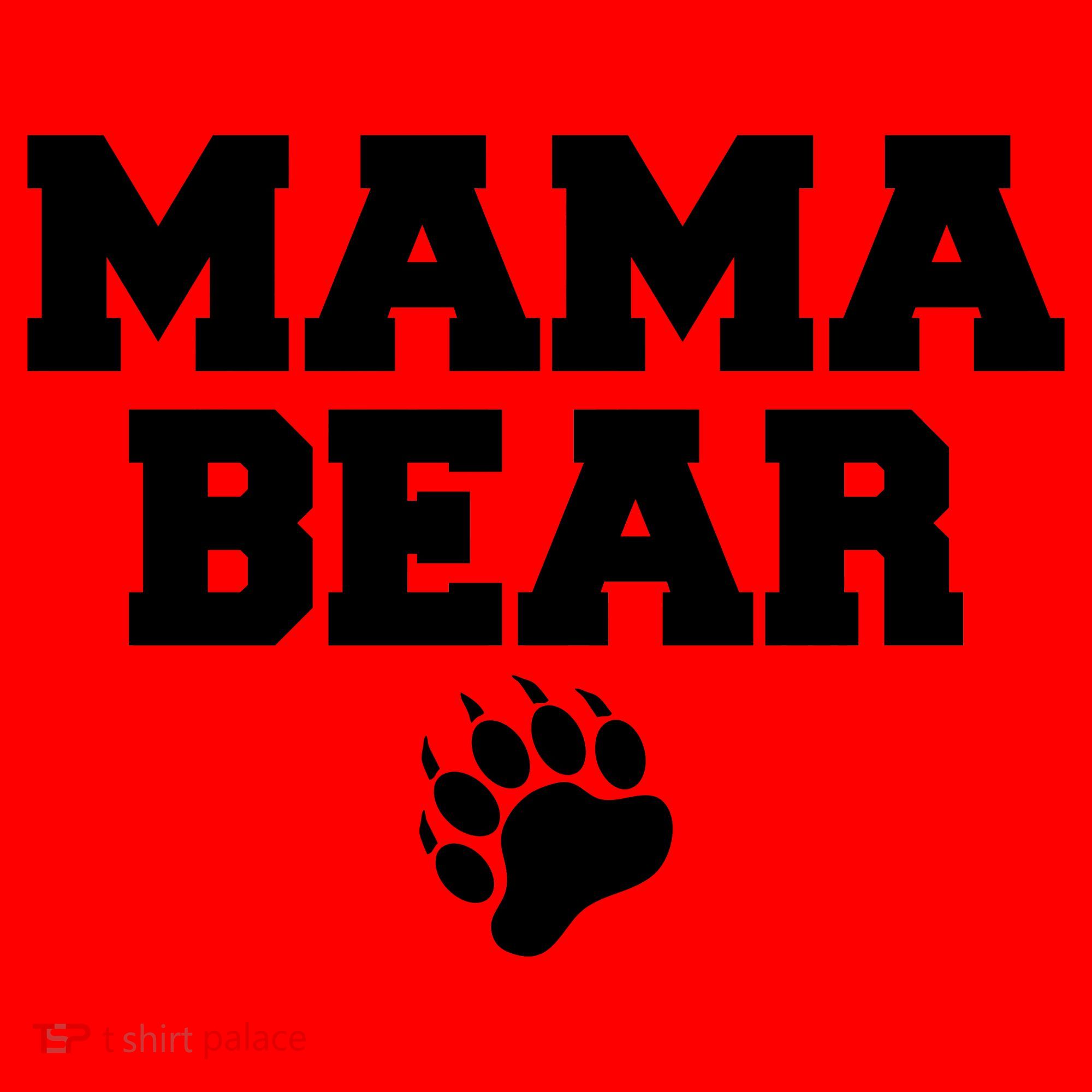 Mama Bear Claw Mom Santa Hat