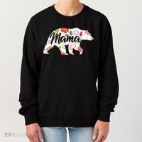 Mama Bear Cute Flower Pattern Women's Sweatshirt thumb 0