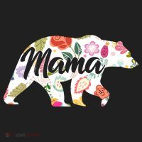 Mama Bear Cute Flower Pattern Women's Sweatshirt thumb 2