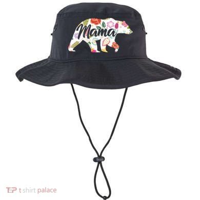 Mama Bear Cute Flower Pattern Bucket Hat