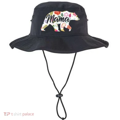 Mama Bear Cute Flower Pattern Bucket Hat
