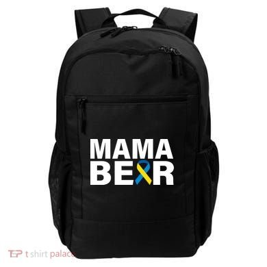Mama Bear Down Syndrome Awareness Backpack