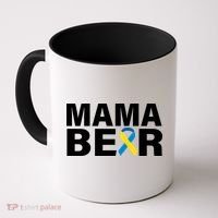 Mama Bear Down Syndrome Awareness Coffee Mug thumb 0