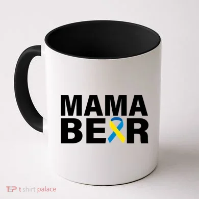 Mama Bear Down Syndrome Awareness Coffee Mug