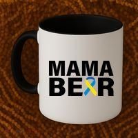 Mama Bear Down Syndrome Awareness Coffee Mug thumb 2
