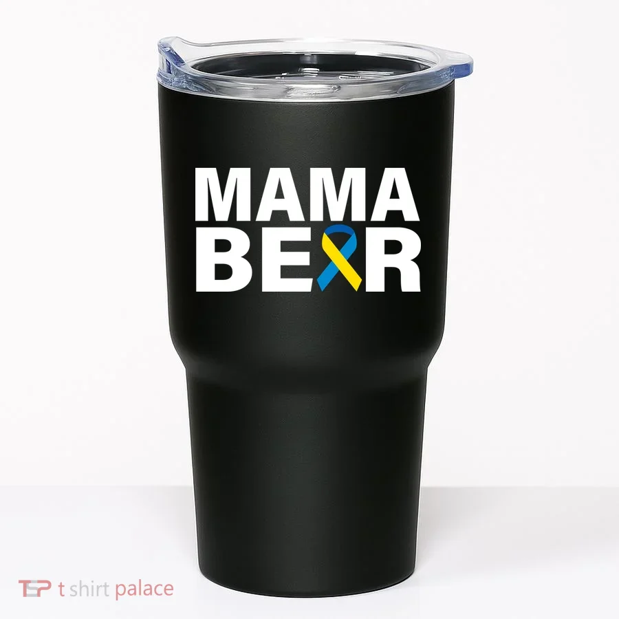 Mama Bear Down Syndrome Awareness Tumbler