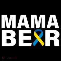 Mama Bear Down Syndrome Awareness Ornament thumb 1