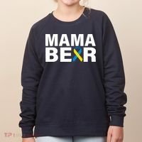 Mama Bear Down Syndrome Awareness Women's Sweatshirt thumb 0