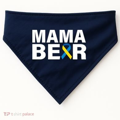 Mama Bear Down Syndrome Awareness USA-Made Doggie Bandana