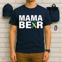 Mama Bear Down Syndrome Awareness T-Shirt thumb 6