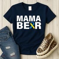 Mama Bear Down Syndrome Awareness Women's T-Shirt thumb 3