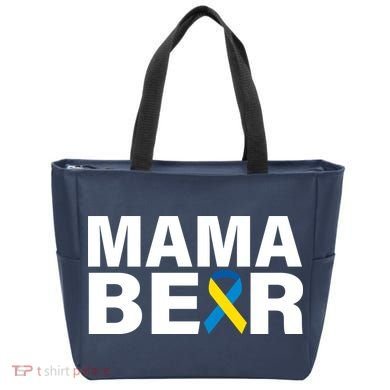 Mama Bear Down Syndrome Awareness Tote Bag