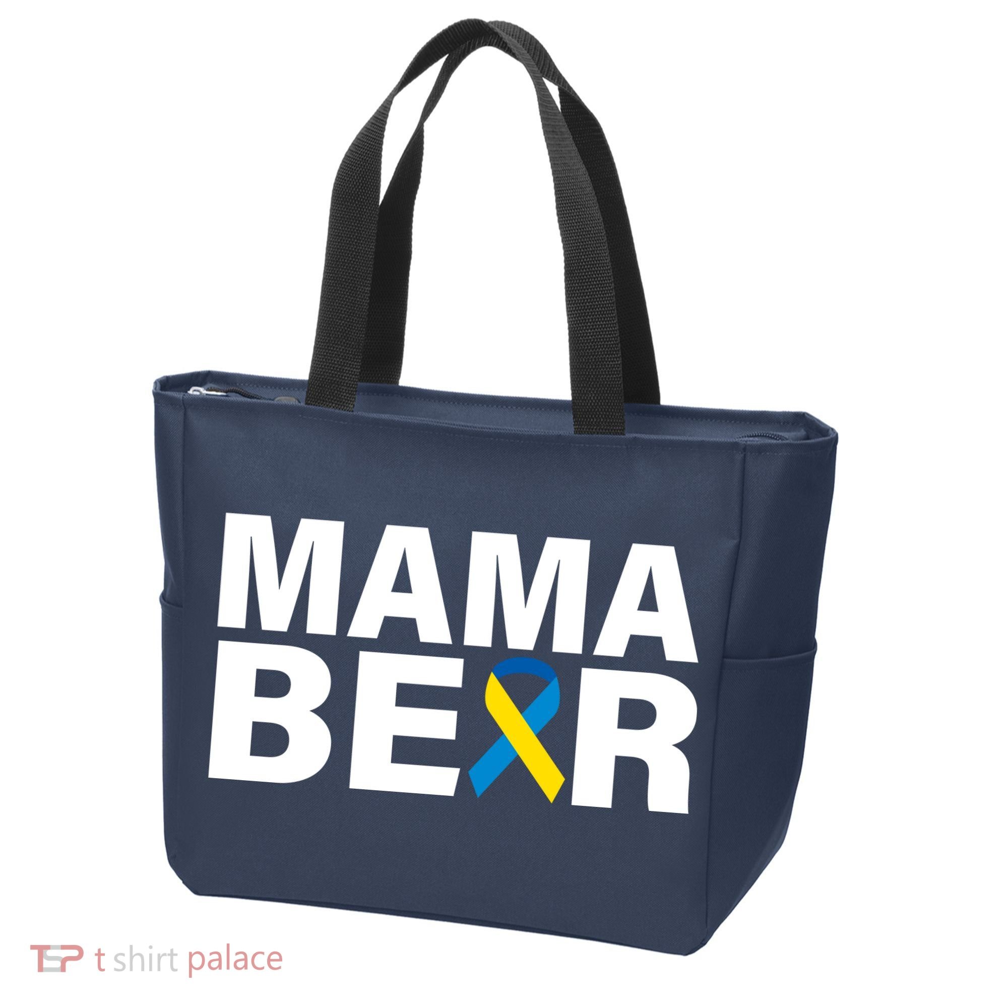 Mama Bear Down Syndrome Awareness Tote Bag