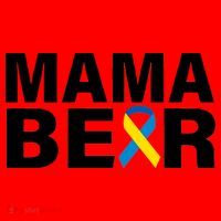 Mama Bear Down Syndrome Awareness Santa Hat thumb 1