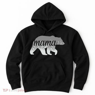 Mama Bear Floral Logo Hoodie