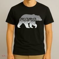 Mama Bear Floral Logo T-Shirt thumb 3