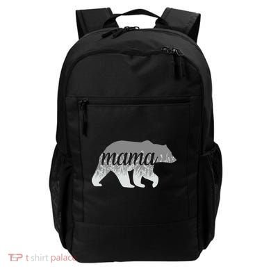 Mama Bear Floral Logo Backpack