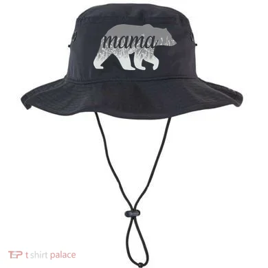 Mama Bear Floral Logo Bucket Hat
