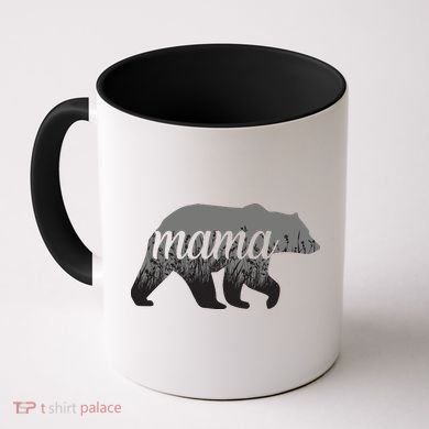 Mama Bear Floral Logo Coffee Mug