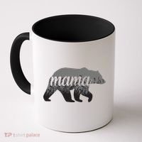 Mama Bear Floral Logo Coffee Mug thumb 0