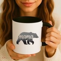 Mama Bear Floral Logo Coffee Mug thumb 3