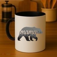 Mama Bear Floral Logo Coffee Mug thumb 4