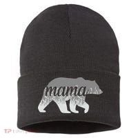 Mama Bear Floral Logo Sustainable Knit Beanie thumb 0