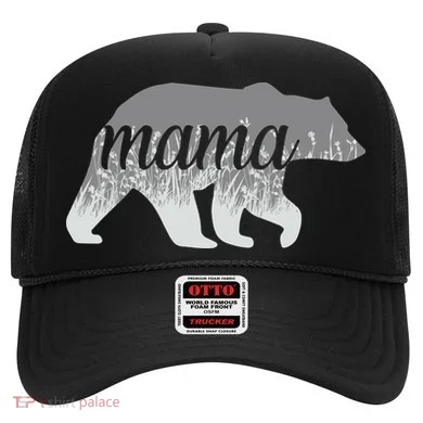 Mama Bear Floral Logo Hat
