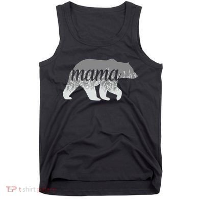 Mama Bear Floral Logo Tank Top