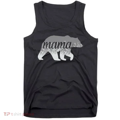 Mama Bear Floral Logo Tank Top
