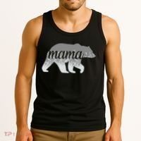 Mama Bear Floral Logo Tank Top thumb 3