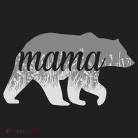 Mama Bear Floral Logo Golf Towel thumb 3