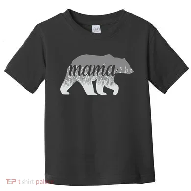 Mama Bear Floral Logo Toddler T-Shirt